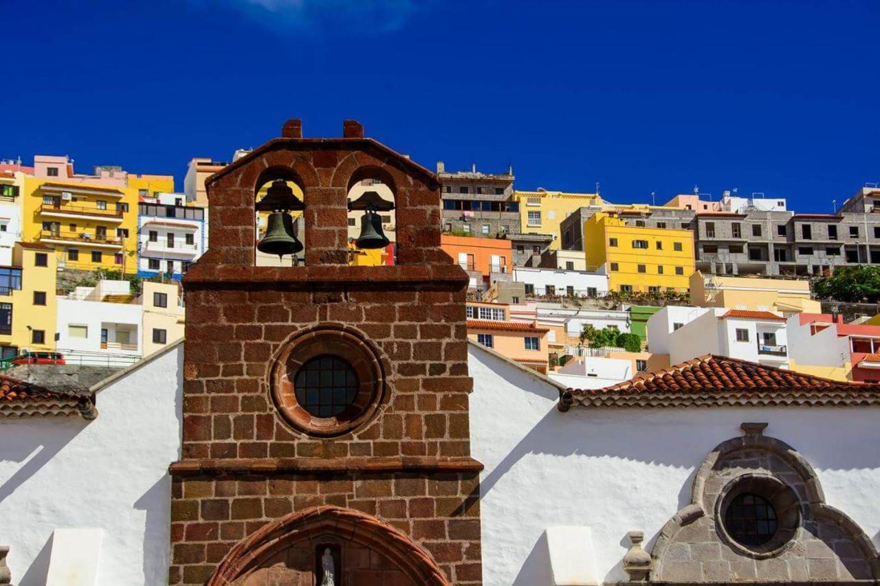 הוילה San Sebastián de la Gomera Casa Orange Piscine Terrasse Parking מראה חיצוני תמונה