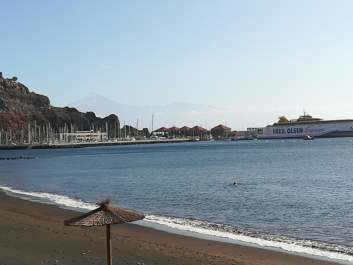 הוילה San Sebastián de la Gomera Casa Orange Piscine Terrasse Parking מראה חיצוני תמונה